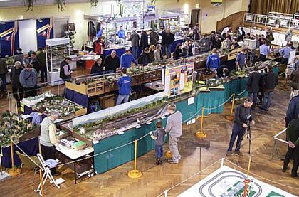 unsere Schmalspuranlage in der Stadthalle Görlitz