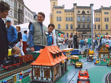 Zittau, Markt mit Rathaus