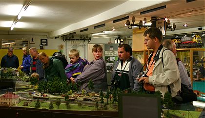 Modell der Zittauer Schmalspurbahn