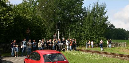 Fotoreihe am Bahndamm