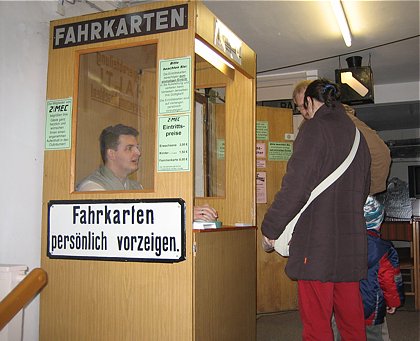 Verkauf der Eintrittskarten