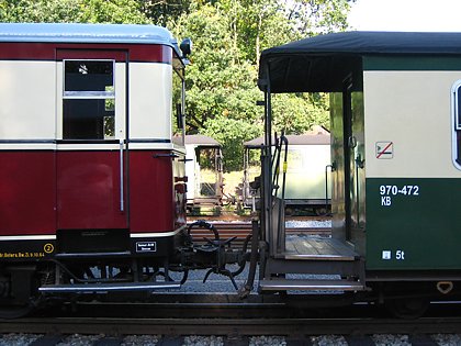 Triebwagen mit Beiwagen