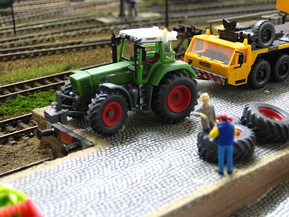 an der Kopf- und Seitenrampe