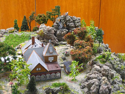 Berggipfel vom "Töpfer" mit Bergbaude