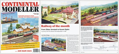 Zeitschrift Continental Modeller, Heft August 2009
