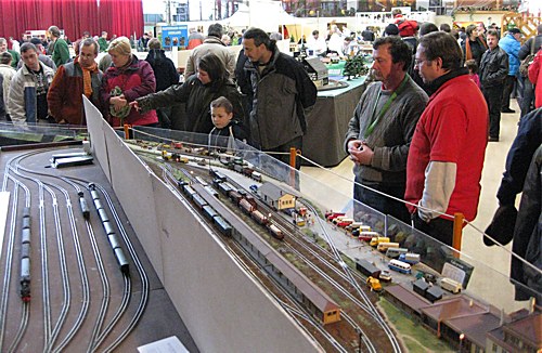 Besucher am Modellbahnhof Zittau Vorstadt