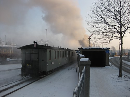 morgendlicher Start des Sachsenzuges morgendlicher Start des Sachsenzuges