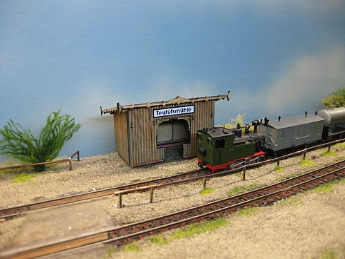 Wartehalle vom Haltepunkt Teufelsmühle Wartehalle vom Haltepunkt Teufelsmühle