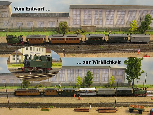 Der IK-Zug als Entwurf und in der Wirklichkeit zur Historik Mobil 2016 Der IK-Zug als Entwurf und in der Wirklichkeit zur Historik Mobil 2016