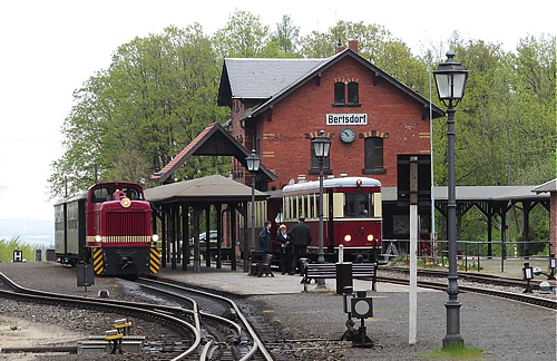 Bahnhof Bertsdorf aus anderer Perspektive