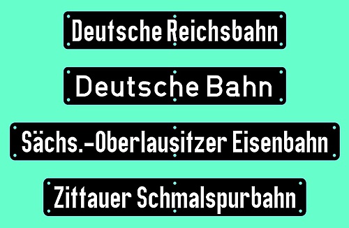 Beschriftungsvarianten an Lokomotiven, nur aus den zurückliegenden drei Jahrzehnten Beschriftungsvarianten an Lokomotiven, nur aus den zurückliegenden drei Jahrzehnten