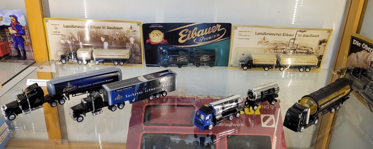 Sammlung Werbefahrzeuge für Brauereien
