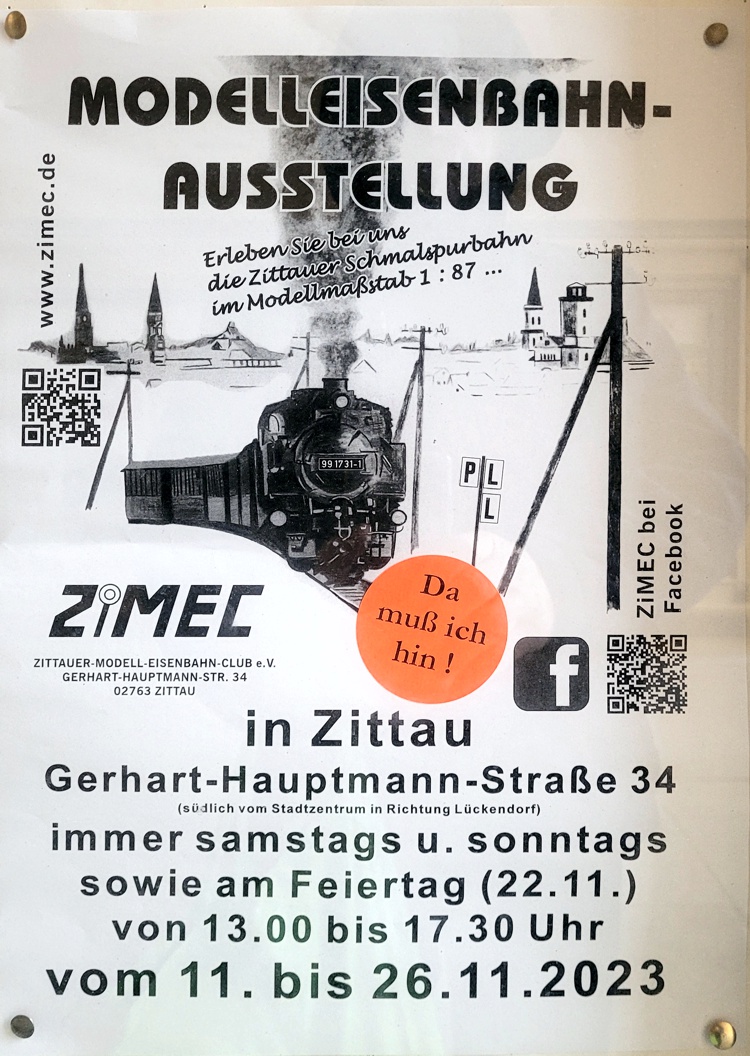 Werbung zur Ausstellung Werbung zur Ausstellung