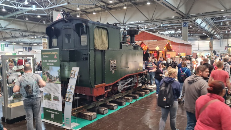 Messestand der Dampfbahnroute