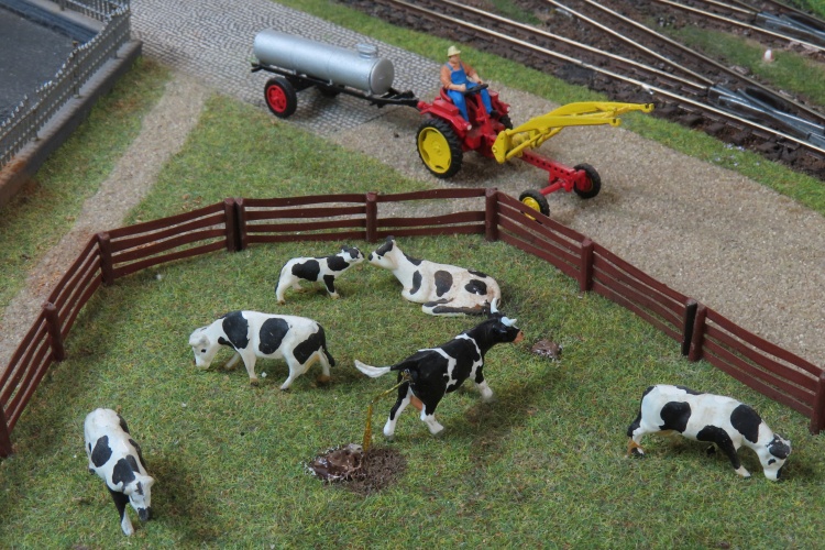 Viehhaltung in der Landwirtschaft im Modell