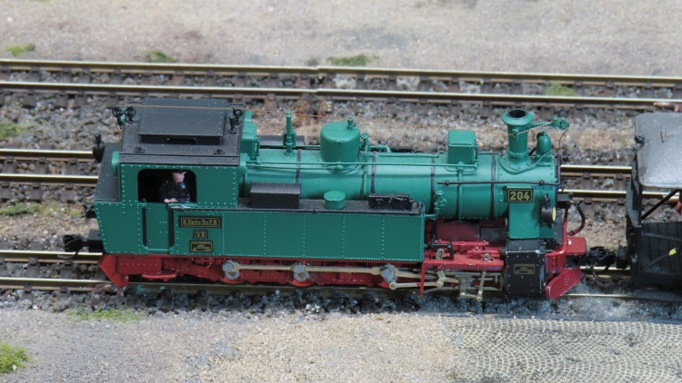 Dampflokomotive der s&auml;chsischen Baureihe VK
