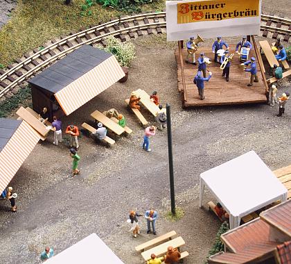 Speisen, Bier und Blasmusik
