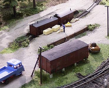 Verladerampen mit unterschiedlichen Höhen
