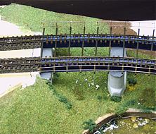 Draufsicht auf die Brücke