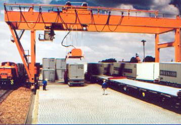 unser Eigenbau-Containerkran