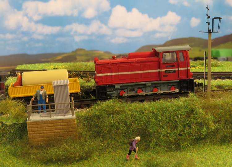 Unkrautbekämpfung mit Lok 199 013 Unkrautbekämpfung mit Lok 199 013