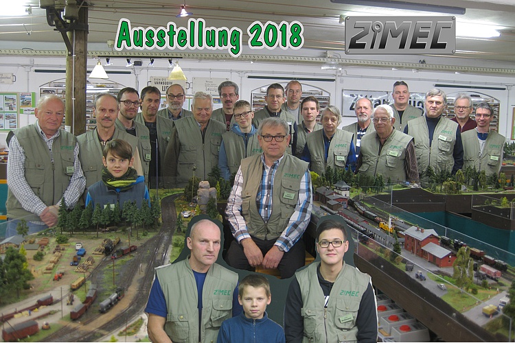 Gruppenbild zur Ausstellung 2018