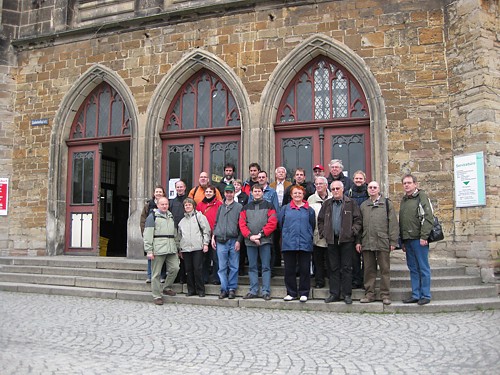 am Bahnhof von Quedlinburg