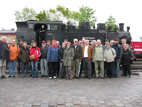 bei der Mansfelder Bergwerksbahn in Benndorf