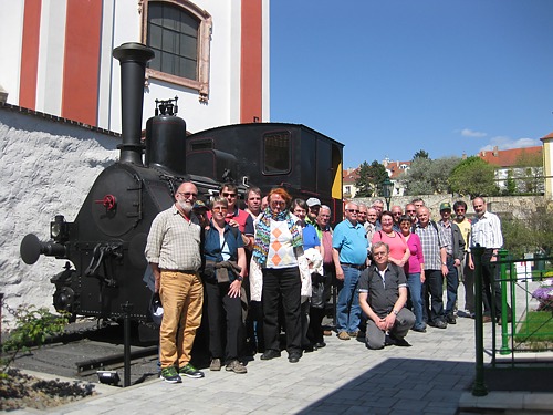 am ehem. Stadtbahnhof in Litoměřice / Leitmeritz
