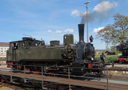 Süddeutsches Eisenbahnmuseum Heilbronn - preußische T9 mit der Nummer 1857 Süddeutsches Eisenbahnmuseum Heilbronn - preußische T9 mit der Nummer 1857